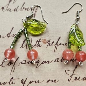 Cherry Quartz Earrings